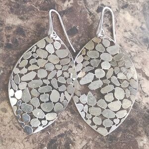 Defected 925 Italy sterling silver earrings